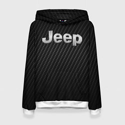 Толстовка-худи женская Jeep Z, цвет: 3D-белый