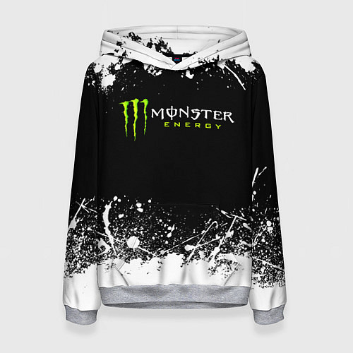 Женская толстовка MONSTER ENERGY / 3D-Меланж – фото 1