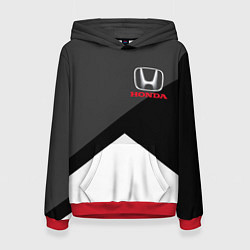 Толстовка-худи женская HONDA, цвет: 3D-красный