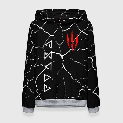 Женская толстовка The Witcher / 3D-Меланж – фото 1