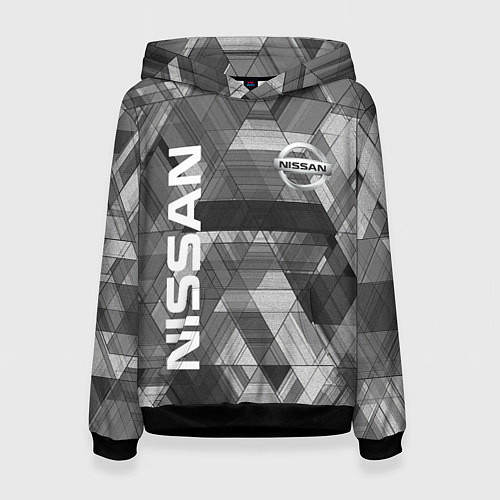 Женская толстовка NISSAN / 3D-Черный – фото 1