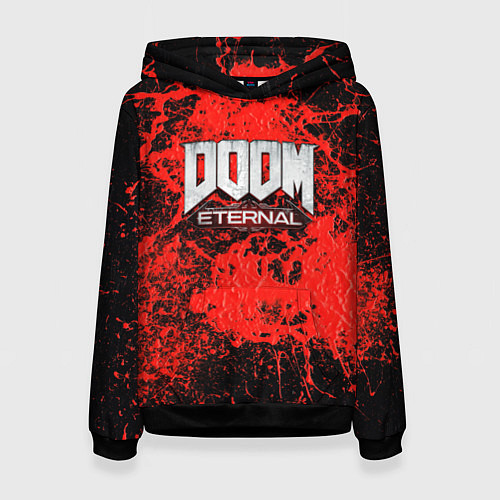 Женская толстовка Doom Eternal / 3D-Черный – фото 1