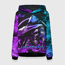 Толстовка-худи женская VALORANT OMEN, цвет: 3D-черный
