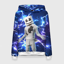Толстовка-худи женская FORTNITE x MARSHMELLO, цвет: 3D-белый