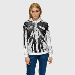 Толстовка-худи женская THE LAST OF US 2, цвет: 3D-белый — фото 2