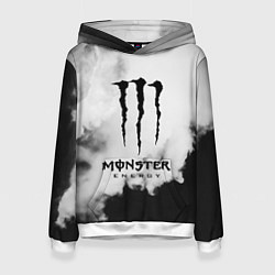 Толстовка-худи женская MONSTER ENERGY, цвет: 3D-белый