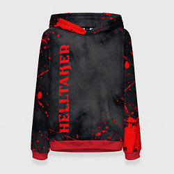 Толстовка-худи женская Helltaker Logo Z, цвет: 3D-красный