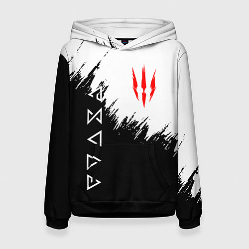 Женская толстовка The Witcher / 3D-Черный – фото 1