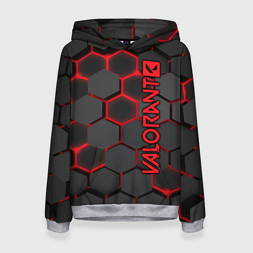Женская толстовка Valorant / 3D-Меланж – фото 1