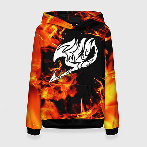 Женская толстовка FAIRY TAIL ХВОСТ ФЕИ / 3D-Черный – фото 1