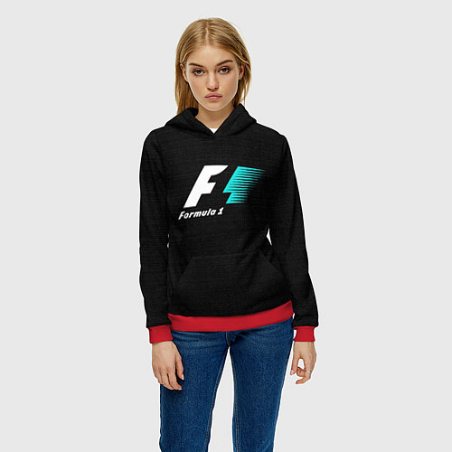 Женская толстовка Formula 1 / 3D-Красный – фото 3