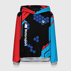 Толстовка-худи женская CYBER BMW UNIFORM, цвет: 3D-меланж