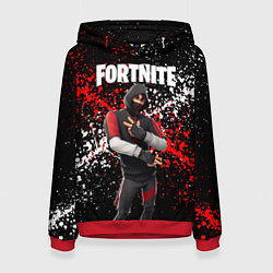 Толстовка-худи женская Fortnite Ikonik, цвет: 3D-красный