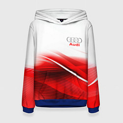 Толстовка-худи женская AUDI, цвет: 3D-синий