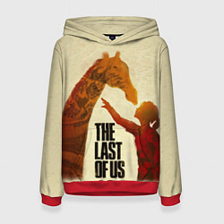 Толстовка-худи женская The Last of Us 2, цвет: 3D-красный