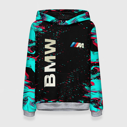 Женская толстовка BMW / 3D-Меланж – фото 1
