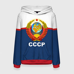 Толстовка-худи женская СССР, цвет: 3D-красный