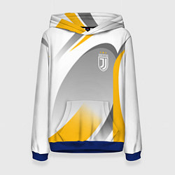 Толстовка-худи женская Juventus Uniform, цвет: 3D-синий