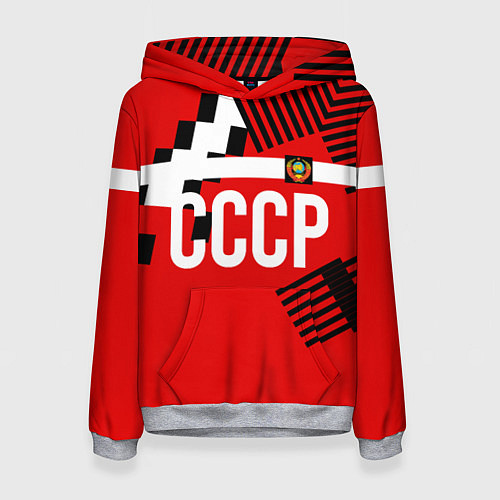 Женская толстовка Форма сборной по футболу 1991 / 3D-Меланж – фото 1