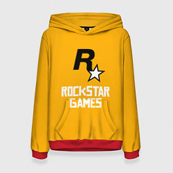 Толстовка-худи женская Рокстар, цвет: 3D-красный