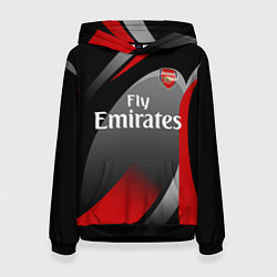 Толстовка-худи женская ARSENAL UNIFORM, цвет: 3D-черный