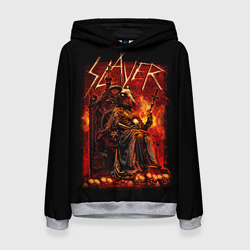 Женская толстовка Slayer / 3D-Меланж – фото 1