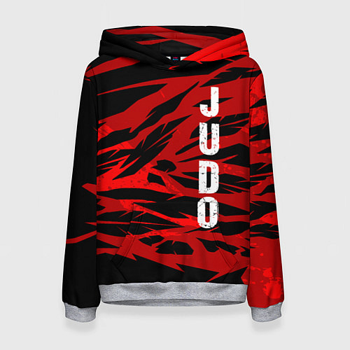 Женская толстовка Judo / 3D-Меланж – фото 1