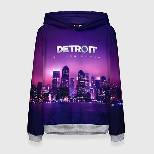 Женская толстовка Detroit Become Human S / 3D-Меланж – фото 1
