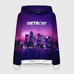 Толстовка-худи женская Detroit Become Human S, цвет: 3D-белый