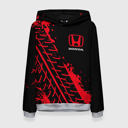 Женская толстовка HONDA ХОНДА / 3D-Меланж – фото 1