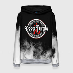 Толстовка-худи женская Deep Purple, цвет: 3D-меланж