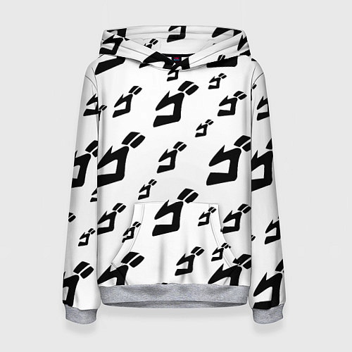 Женская толстовка JoJo Bizarre Adventure / 3D-Меланж – фото 1