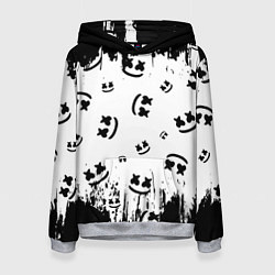 Толстовка-худи женская MARSHMELLO МАРШМЕЛЛОУ, цвет: 3D-меланж