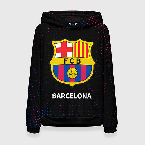 Женская толстовка BARCELONA БАРСЕЛОНА / 3D-Черный – фото 1