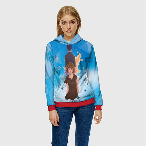 Женская толстовка Life is Strange! / 3D-Красный – фото 3