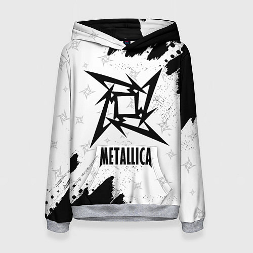 Женская толстовка METALLICA МЕТАЛЛИКА / 3D-Меланж – фото 1