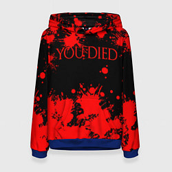 Толстовка-худи женская DARK SOULS, цвет: 3D-синий