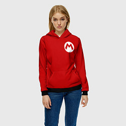 Толстовка-худи женская МАРИО, цвет: 3D-черный — фото 2