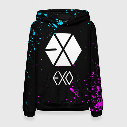 Женская толстовка EXO BAND / 3D-Черный – фото 1