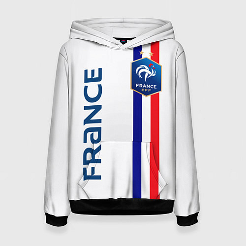 Женская толстовка СБОРНАЯ ФРАНЦИЯ / 3D-Черный – фото 1