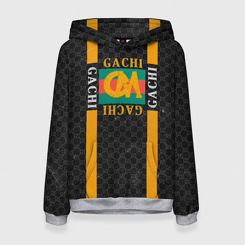 Женская толстовка Gachi Gucci / 3D-Меланж – фото 1