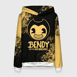 Толстовка-худи женская Bendy And The Ink Machine, цвет: 3D-белый