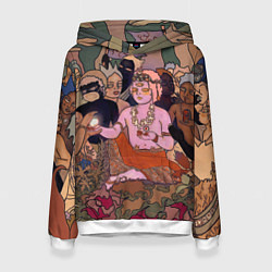 Толстовка-худи женская BRING ME THE HORIZON ART, цвет: 3D-белый