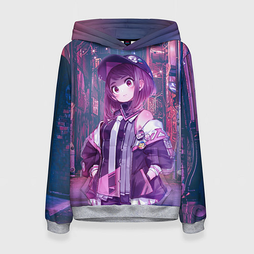 Женская толстовка Урарака Очако / 3D-Меланж – фото 1