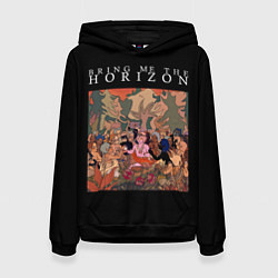 Толстовка-худи женская BRING ME THE HORIZON, цвет: 3D-черный