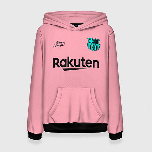 Женская толстовка BARCELONA резервная 2021 / 3D-Черный – фото 1