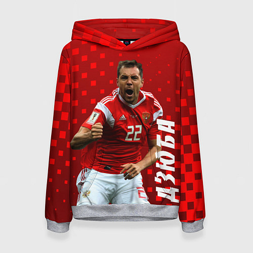 Женская толстовка Дзюба / 3D-Меланж – фото 1