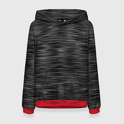 Толстовка-худи женская Цвет асфальт, цвет: 3D-красный