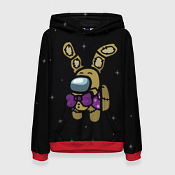 Толстовка-худи женская AMONG US, цвет: 3D-красный