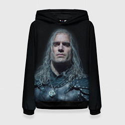 Толстовка-худи женская Ведьмак 2 сезон, цвет: 3D-черный